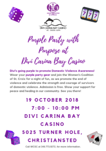 Divi Purple Party with Purpose Flyer