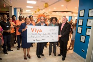Viya presents check to United Way of the US Virgin Islands