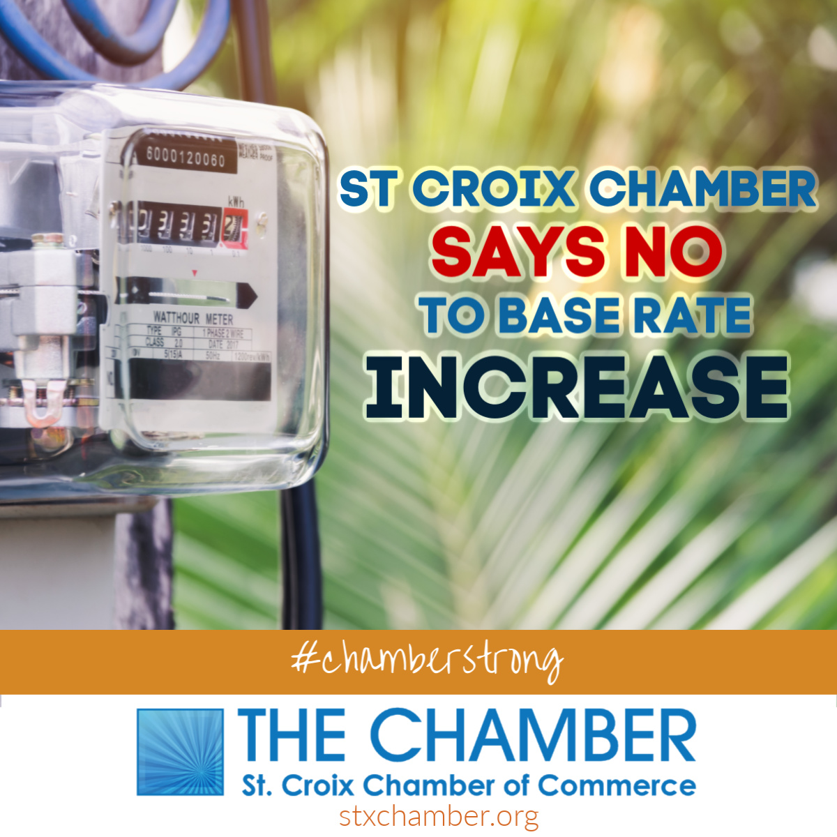 chamber says no to base rate increase