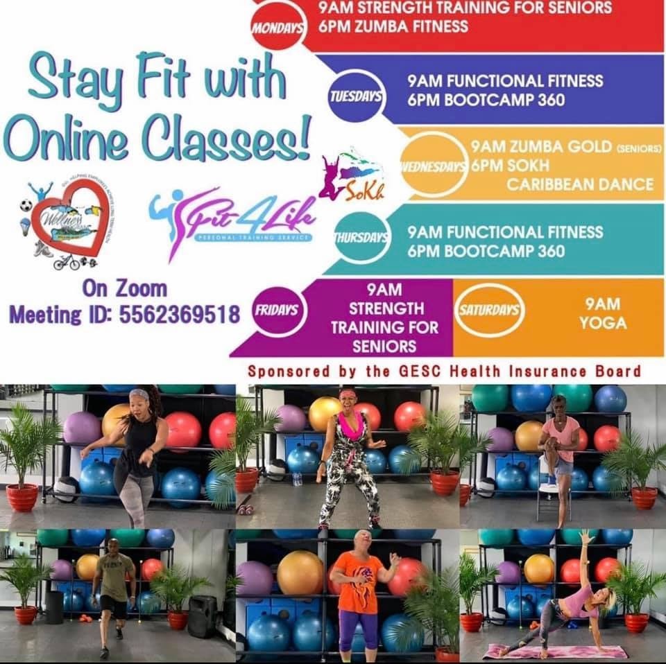 online fitness classes