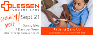 Plessen Urgent Care Opens Sept 21