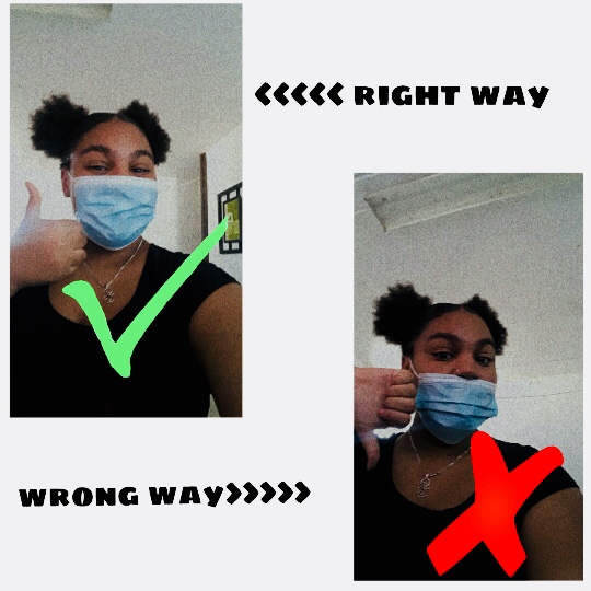 J'Neelah demonstracts right and wrong