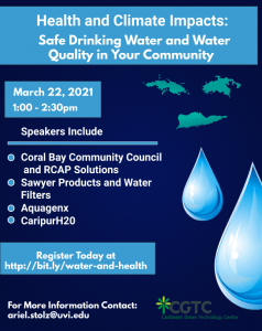 Safe Drinking Water and Water Quality in your Community